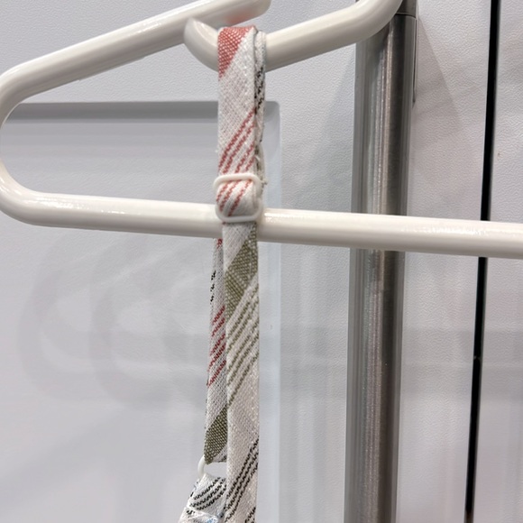 A’ GACI Mind Code Striped Adjustable Flowy Button Front Sleeveless Tank - Picture 6 of 10